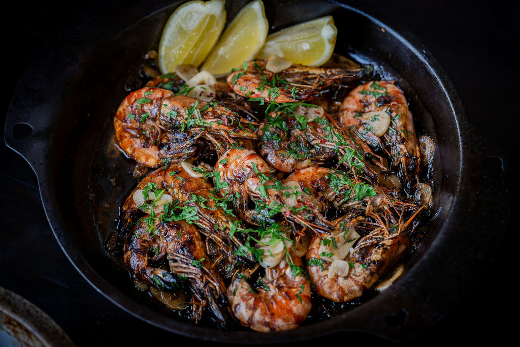 Piri-Piri Tiger Prawns